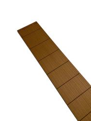 Фрезерованная накладка для Бас-гитары, Клён Печёный 180 гр, 24 лада, мензура 34