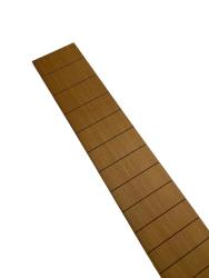 Фрезерованная накладка для э/гитары, Клён Печёный 180 гр, 21 лад, мензура 25,5