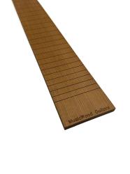 Фрезерованная накладка для э/гитары, Клён Печёный 180 гр, 24 лада, мензура 24,75