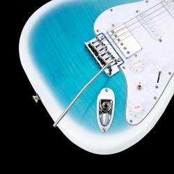 Электрогитара, голубая, Mooer MOOER MSC41-Pro-DRBL