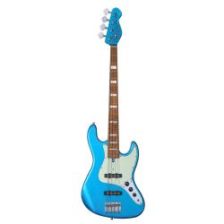 Бас-гитара, форма JazzBass, JJ, цвет синий MOOER MBJ410 Metal Blue