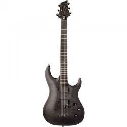 Электрогитара, цвет прозрачный черный матовый WASHBURN PXM20E Flame Trans Black Matte