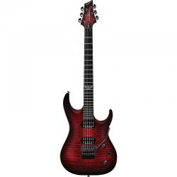 Электрогитара, цвет темный вишневый берст WASHBURN PXM20FR Flame Black Cherry Burst Matte