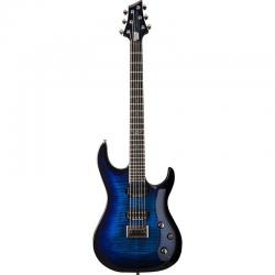 Электрогитара, цвет синий прозрачный WASHBURN PXMTR20 Flame Trans Blue