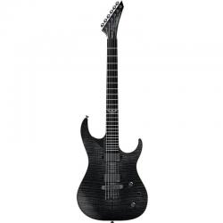 Электрогитара, цвет прозрачный черный матовый WASHBURN PXS10E Deluxe Trans Black Matte