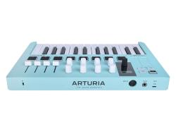 MIDI клавиатура 25 клавиш, 8 энкодеров, 8 RGB пэдов, 8 фейдеров, дисплей, сенсорные регуляторы Pitch/Modulation, MIDI-выход, 1/4
