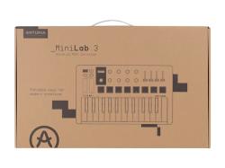 MIDI клавиатура 25 клавиш, 8 энкодеров, 8 RGB пэдов, 8 фейдеров, дисплей, сенсорные регуляторы Pitch/Modulation, MIDI-выход, 1/4