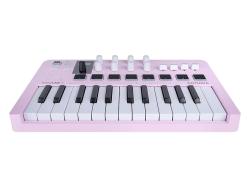MIDI клавиатура 25 клавиш, 8 энкодеров, 8 RGB пэдов, 8 фейдеров, дисплей, сенсорные регуляторы Pitch/Modulation, MIDI-выход, 1/4