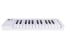 MIDI клавиатура 25 клавиш, чувствительных к скорости нажатия, сенсорные полосы pitch и modulation, режим игры аккордами, разъем для подключения педали, type-c, ПО: Analog Lab Intro, Ableton Live Lite. Цвет - белый. ARTURIA MicroLab 3 White