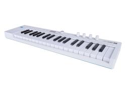 MIDI клавиатура 37 клавиш с чувствительностью к силе нажатия и послекасанием, OLED-экран, секвенсор, арпеджиатор, 4х 3,5-мм CV-Out, MIDI-In/Out, Sync I/O, вход для педали сустейна/экспрессии (TRS), Type-C ARTURIA KeyStep 37 MK2