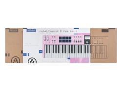 MIDI клавиатура 61 клавиша, LCD дисплей, 9 энкодеров, 8 пэдов, 9 фейдеров, 12 кнопок управления, колеса высоты тона и модуляции, 1/4