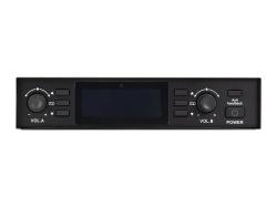 Микрофонная радиосистема UHF 650 - 758 MHz, подавитель обратной связи, цифровая модуляция, LCD дисплей, DSP, ручной микрофон - 2 шт. AXELVOX DX800FK