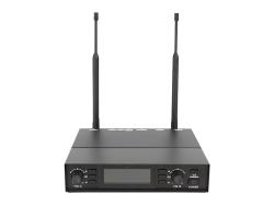 Микрофонная радиосистема UHF 650 - 758 MHz, подавитель обратной связи, цифровая модуляция, LCD дисплей, DSP, ручной микрофон - 2 шт. AXELVOX DX800FK