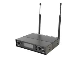Микрофонная радиосистема UHF 650 - 758 MHz, подавитель обратной связи, цифровая модуляция, LCD дисплей, DSP, ручной микрофон - 2 шт. AXELVOX DX800FK