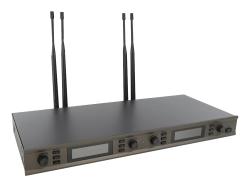 Микрофонная радиосистема UHF 650 - 758 MHz, цифровая модуляция, LCD дисплей, DSP, ручной микрофон - 4 шт. AXELVOX DX800FC