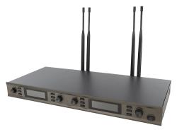 Микрофонная радиосистема UHF 650 - 758 MHz, цифровая модуляция, LCD дисплей, DSP, ручной микрофон - 4 шт. AXELVOX DX800FC