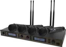 Микрофонная радиосистема UHF 650 - 758 MHz, цифровая модуляция, LCD дисплей, DSP, ручной микрофон - ... AXELVOX DX800FC