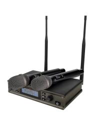 Микрофонная радиосистема UHF 650 - 758 MHz, цифровая модуляция, LCD дисплей, DSP, ручной микрофон - ... AXELVOX DX800HT