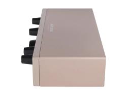 Аудиоинтерфейс USB 24бит/192кГц, два комбинированных входа XLR-1/4” (микрофонный / линейный / инструментальный уровень) с фантомным питанием +48 В, выходы на монитор (L/R Jack), выход для наушников, MIDI In/Out ARTURIA MiniFuse 2 Champagne