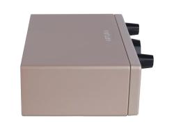 Аудиоинтерфейс USB 24бит/192кГц, комбинированный разъем XLR и 6.3 мм для записи инструментов и вокала с фантомным питанием 48 В, выходы на монитор (L/R Jack), выход для наушников ARTURIA MiniFuse 1 Champagne