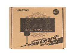 Компактный басгитарный усилитель-эмулятор Rushead Max Bass 5 регулировок для управл.модели clean,overdrive and distortion,эффекты:chorus, tremolo,flanger,reverb,delay,вход Aux, время работы от встроенн.аккумулятора 5 час. зарядка по USB VALETON RH-101