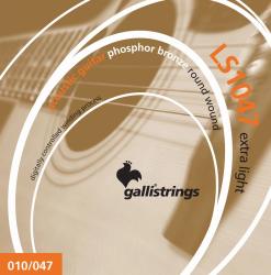 Комплект струн для акустической гитары GALLI STRINGS LS1047 EXTRA LIGHT