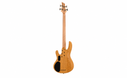 Бас-гитара 4-струны, корпус ясень/Spalted Maple, привинченный гриф клен-палисандр 5ч/палисандр, 34``, ESP Designed SB-4 b/n DB-604, 24 лада, цвет Natural Satin LTD by ESP B-204SM NS Бас-гитара 4-струны