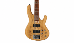 Бас-гитара 4-струны, корпус ясень/Spalted Maple, привинченный гриф клен-палисандр 5ч/палисандр, 34``, ESP Designed SB-4 b/n DB-604, 24 лада, цвет Natural Satin LTD by ESP B-204SM NS Бас-гитара 4-струны