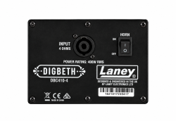 Басовая акустическая колонка 4x10`` HH Black Label 25038-16 Ceramic, 400Вт/4 ом RMS, 39гц-18 кгц, Max SPL 124dB, 25,3 кг, 580х580х400 мм (Китай) LANEY DBC410-4