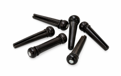 Bridge pin ebony set 6 pc Бридж-пин комплект из 6 шт. FIRE&STONE 555014