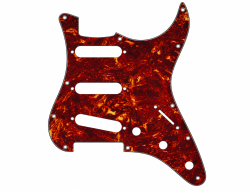 Пластиковый 3-слойный пикгард для электрогитары ``Stratocaster``, под конфигурацию S-S-S, цвет красн... DONLIS ST-SSS-RT