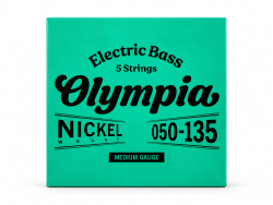 Струны для бас гитары Nickel Wound 050-135 (5 strings), натяжение Medium OLYMPIA PF-B50135