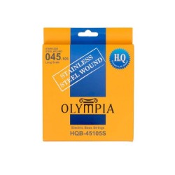 Струны для бас гитары Stainless Steel 045-105, натяжение Light Top Medium Bottom OLYMPIA PF-B45105/S