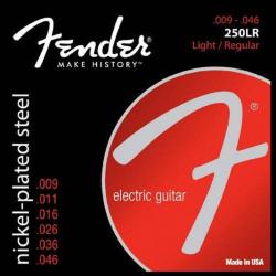 Струны для электрогитары, стальные с никелевым покрытием, 9-46 FENDER Strings New Super 250LR NPS Ball End 9-46