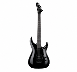 Электрогитара 6 стр, корпус ольха, гриф Клён/Макассар, 24 л, 25,5``, Floyd Rose 1000 Custom/Hotrail, цвет Black LTD by ESP HORIZON CTM '87 BLACK