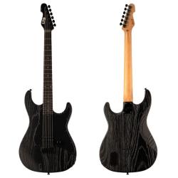 Электрогитара; 6 стр.; Bolt-On; 25.5``; корпус Макассар Эбеновое дерево; 22 XJ; D'Addario XL110; цв. Black Blast LTD by ESP SN 1 HT BLKBLAST