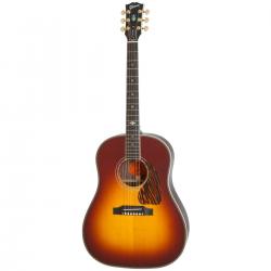 Электроакустическая гитара, цвет санберст GIBSON 2018 J-45 Custom Rosewood Burst