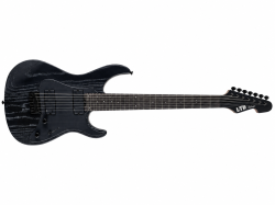 Электрогитара; 7 стр.; Bolt-On; 27``; корпус болотный ясень; 24 XJ; Fishman Fluence Modern Humbucker... LTD by ESP SN-1007 BARITONE HT BLK BLAST