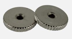 Регулировочные колесики для ABR-1, пара, coarse knurl, сталь, никель API 2XAP-3031N