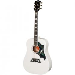 Электроакустическая гитара, цвет белый GIBSON 2018 White Dove Alpine White