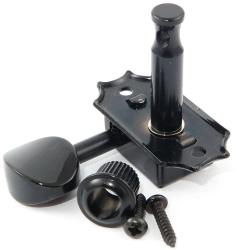 Колки гитарные 3+3, черные HC TUNER SD800 D25 BK L3+R3