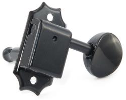Колки гитарные 3+3, черные HC TUNER SD800 D25 BK L3+R3