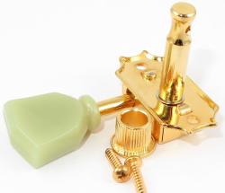 Колки гитарные 3+3, позолота HC TUNER SD800-P04 GD L3+R3