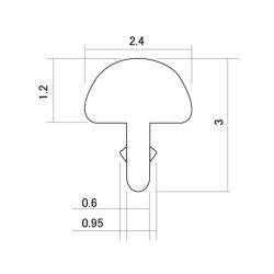 Набор ладов из фосфорной бронзы medium, 24 шт HOSCO HFPB-M1-P24