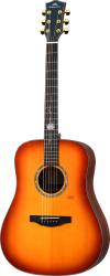 Электроакустическая гитара цвет Cherry Burst KEPMA G1E-D-BS