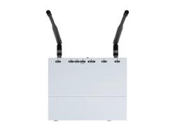 Микрофонная радиосистема UHF 650 - 758 MHz, подавитель обратной связи, цифровая модуляция, LCD дисплей, DSP, ручной микрофон - 2 шт., силиконовые кольца - 2 шт., держатель для микрофона - 2 шт., цвет белый. AXELVOX DX800SW