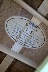 Акустическая гитара подержанная YAMAHA L-5 01219