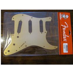 Fender American Standart Stratocaster pickguard SSS, gold anodized металлическая FENDER 992139000