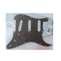 Fender American Standart Stratocaster pickguard SSS, black glass sparkle четырёхслойный пластик FENDER 992172000