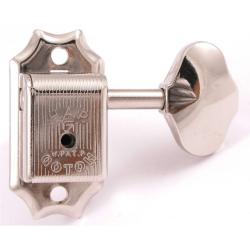 Винтажные локовые колки 3+3, никель GOTOH SD90-06M H.A.P.M. Nikel L3R3